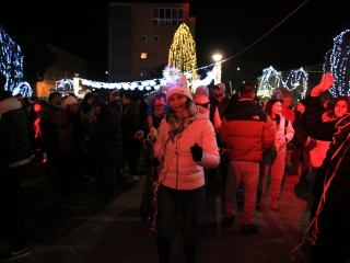 Szilveszter a Városháza téren - fotó: 