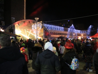 Szilveszter a Városháza téren - fotó: 