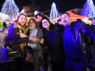 Szilveszter a Városháza téren - fotó: 