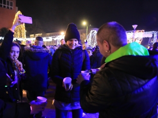 Szilveszter a Városháza téren - fotó: 