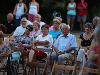 Koós-Hutás Áron jazztrombitás a Ligetben - fotó: Ónodi Zoltán