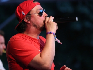 Koós-Hutás Áron jazztrombitás a Ligetben - fotó: Ónodi Zoltán