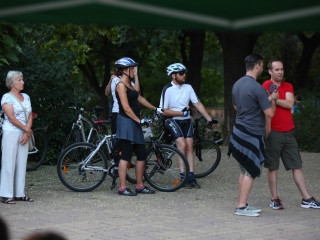 Koós-Hutás Áron jazztrombitás a Ligetben - fotó: Ónodi Zoltán