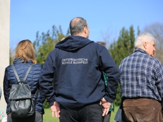 Ünnepség a forradalmi emlékműnél, megemlékezés Rosti Pál sírjánál - fotó: 