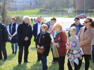 Ünnepség a forradalmi emlékműnél, megemlékezés Rosti Pál sírjánál - fotó: 