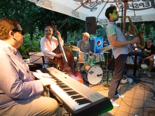 Soso Lakatos Quartet a Művész teraszán - fotó: Ónodi Zoltán