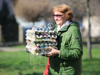 A kertvárosi tojásfa – civil összefogással - fotó: 