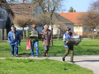 A kertvárosi tojásfa – civil összefogással - fotó: 