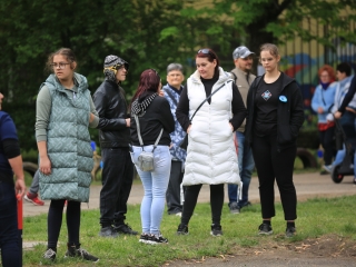 Közösségi akció a Liget közben - fotó: 