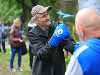 Közösségi akció a Liget közben - fotó: 