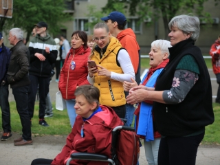 Közösségi akció a Liget közben - fotó: 