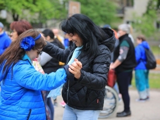 Közösségi akció a Liget közben - fotó: 