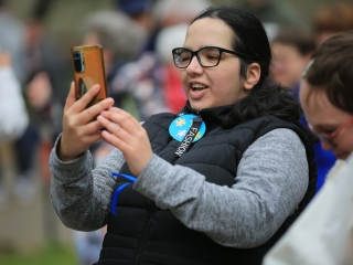 Közösségi akció a Liget közben - fotó: 