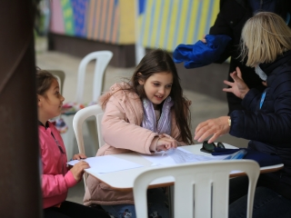 Közösségi akció a Liget közben - fotó: 