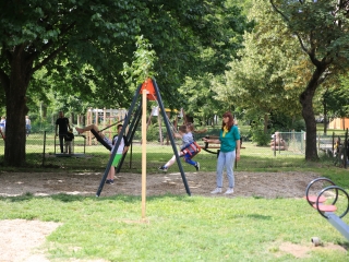 Gyermeknapi játszótér-avató a Bocskain - fotó: 