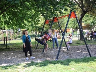 Gyermeknapi játszótér-avató a Bocskain - fotó: 