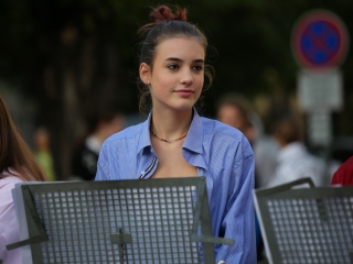 Világnapi koncert és virágültetés a zeneiskolánál (2024) - fotó: 