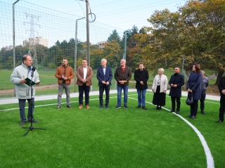 Műfüves pálya átadás - fotó: 