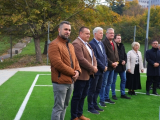 Műfüves pálya átadás - fotó: 