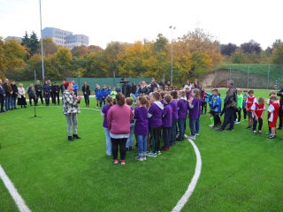 Műfüves pálya átadás - fotó: 