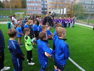 Műfüves pálya átadás - fotó: 