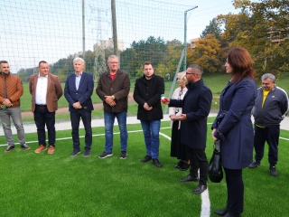 Műfüves pálya átadás - fotó: 
