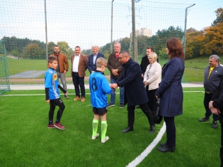 Műfüves pálya átadás - fotó: 