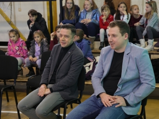 Joulupukki a Béke városrészben - fotó: 