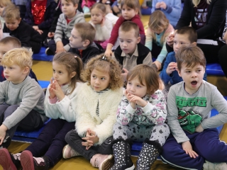 Joulupukki a Béke városrészben - fotó: 