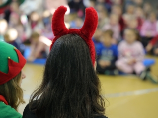 Joulupukki a Béke városrészben - fotó: 