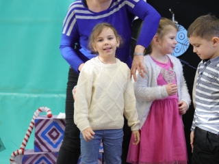 Joulupukki a Béke városrészben - fotó: 