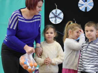 Joulupukki a Béke városrészben - fotó: 