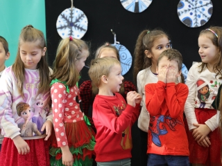 Joulupukki a Béke városrészben - fotó: 