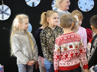 Joulupukki a Béke városrészben - fotó: 