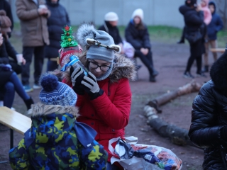 Újtelepre is megérkezett a Mikulás (galéria) - fotó: 