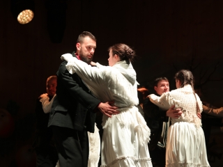 A negyedik adventi láng is lobog a Városháza téren - fotó: 