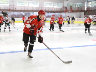 A Dunaújvárosi Acélbikák első jeges edzése - fotó: Ónodi Zoltán