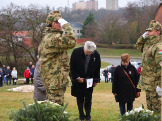 Ünnepi pillanatképek a forradalmi emlékműnél - fotó: 