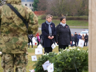 Ünnepi pillanatképek a forradalmi emlékműnél - fotó: 