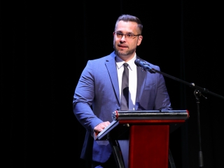 Díjátadó és szoboravatás az ünnepen - fotó: 