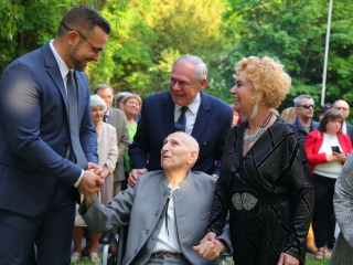 Díjátadó és szoboravatás az ünnepen - fotó: 