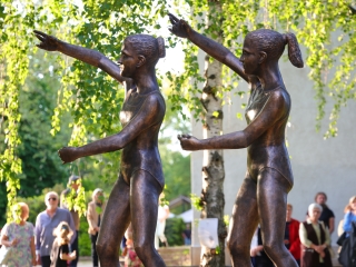 Díjátadó és szoboravatás az ünnepen - fotó: 