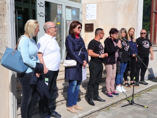 DLSZ-rajzverseny a mozi előtt (2025) - fotó: 