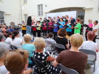 Parádés koncert a múzeumkertben - fotó: 