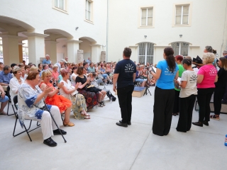 Parádés koncert a múzeumkertben - fotó: 