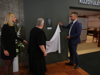 A közgyűlési terem névadó ünnepsége - fotó: 