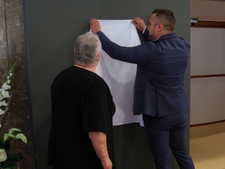 A közgyűlési terem névadó ünnepsége - fotó: 