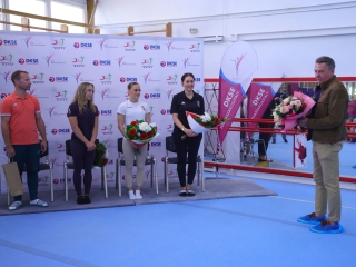 Tornászok köszöntése a világbajnokság után (2025) - fotó: 