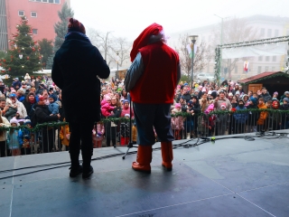 Az igazi Mikulás Dunaújvárosban - fotó: 