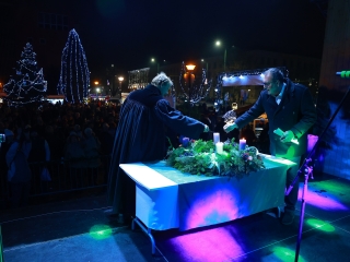 Az öröm rózsaszín gyertyája is fénylik (galéria) - fotó: 